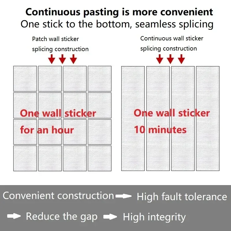 1/3/5/10 متر ثلاثية الأبعاد ذاتية اللصق خلفية ملصقات 3 متر الطوب ملصقات جدار ديكور المنزل للجدران لتقوم بها بنفسك غرفة نوم Papel دي باريد #5