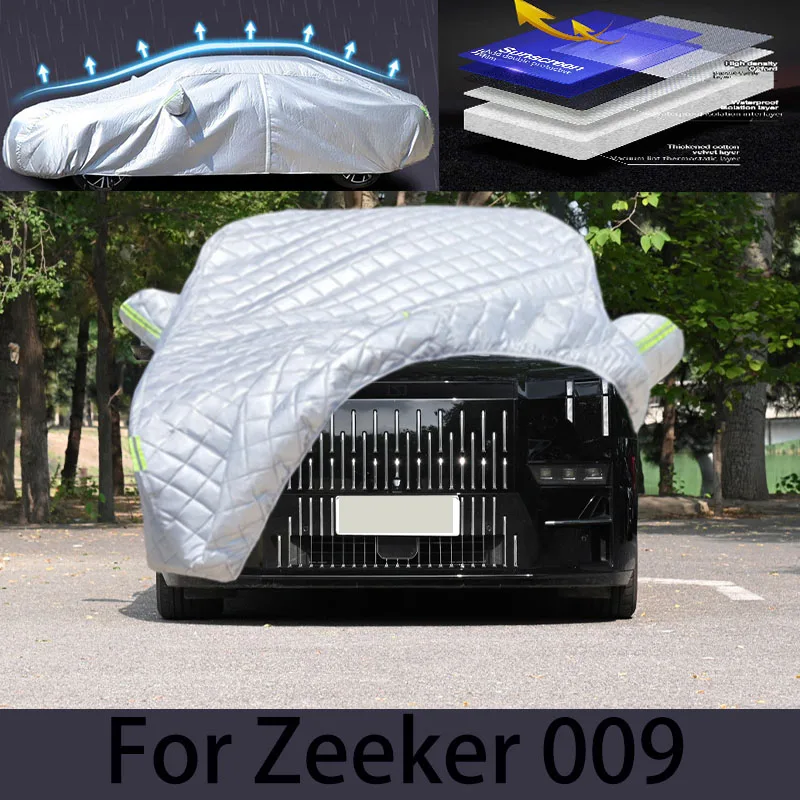 For Zeeker 009 Car hail protection cover Auto rain protection scratch protection paint peeling protection car clothing