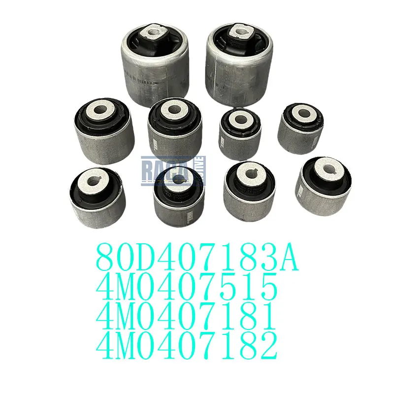 

10 шт. комплект втулок переднего рычага управления для Audi Q5 2017-2023 80D407183A 4M0407515 4M0407181 4M0407182