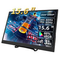 15.6inch Portable Monito HDR IPS Laptop Computer Display PC Gaming Extended Screen Support Type C HDMI-compatible for ps4 switch