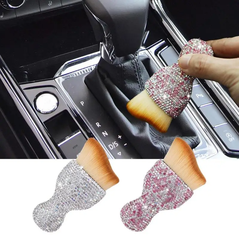 

Car Interior Brush Auto Soft Bristle Dust Removal Tool Air Outlet Detailing Brush Bling Dashboard Cleaning Brush Car Maintenance