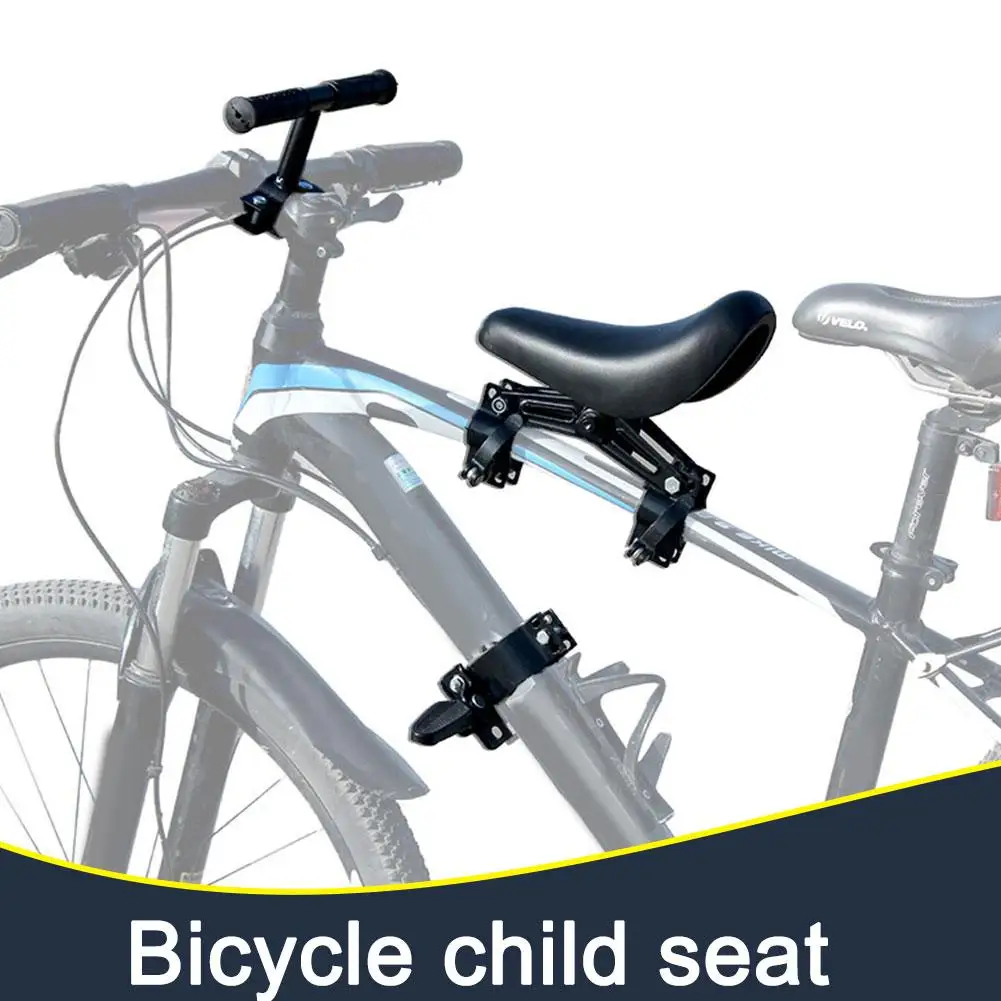 Bicycle Front Mounted Child Seat With Foldable Footrest Safety Bike Seat for Children Bicycle Cycling Accessories O1C9