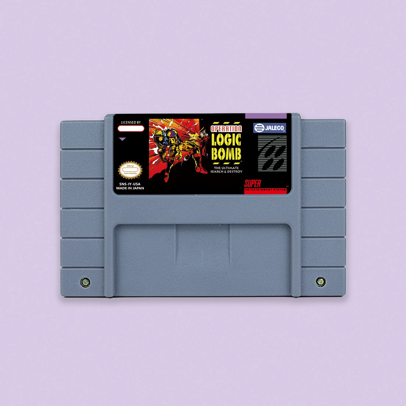 

Операционная логическая бомба — Ultimate Search & Destroy Action Game Card для США NTSC EUR PAL Версия SNES Игровая консоль