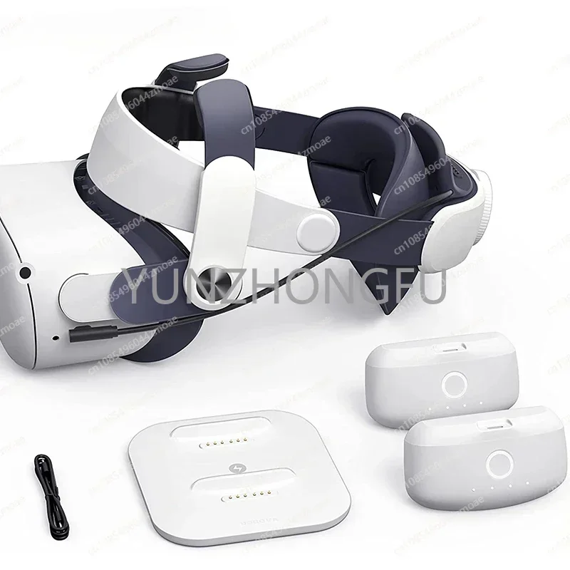 

M2 Plus Strap M2 Plus Head strap Twin Battery Combo Compatible with Meta Oculus Quest 2