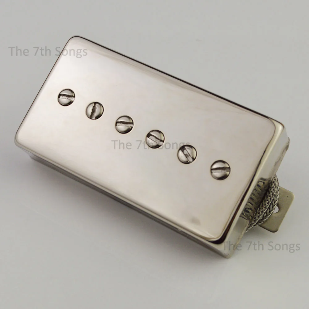 Alnico 2 P90 Phat Ca* Pickup Single Coil Vintage 90 Pickup for Electric Guitar Chrome / Nickel / Gold image 3