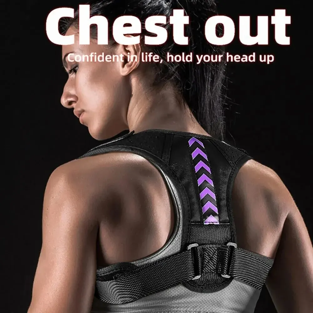 Back Posture Corrector Belt Adjustable Shoulder Neck Spine Reshape Body for Column Posture Correction for Women Men Straightener