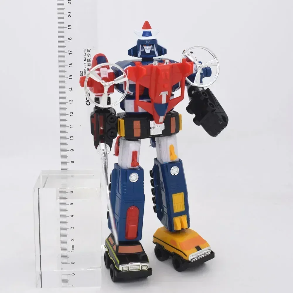 VOLTRON-figura de acción del equipo de vehículos, juguete de ensamblaje de 8 pulgadas, regalo para niños, sin caja, 1984