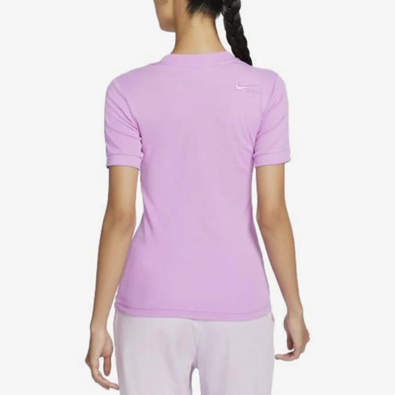 Nike genuine Sportswear new women's impact purple red short sleeved T-shirt DV8217-532