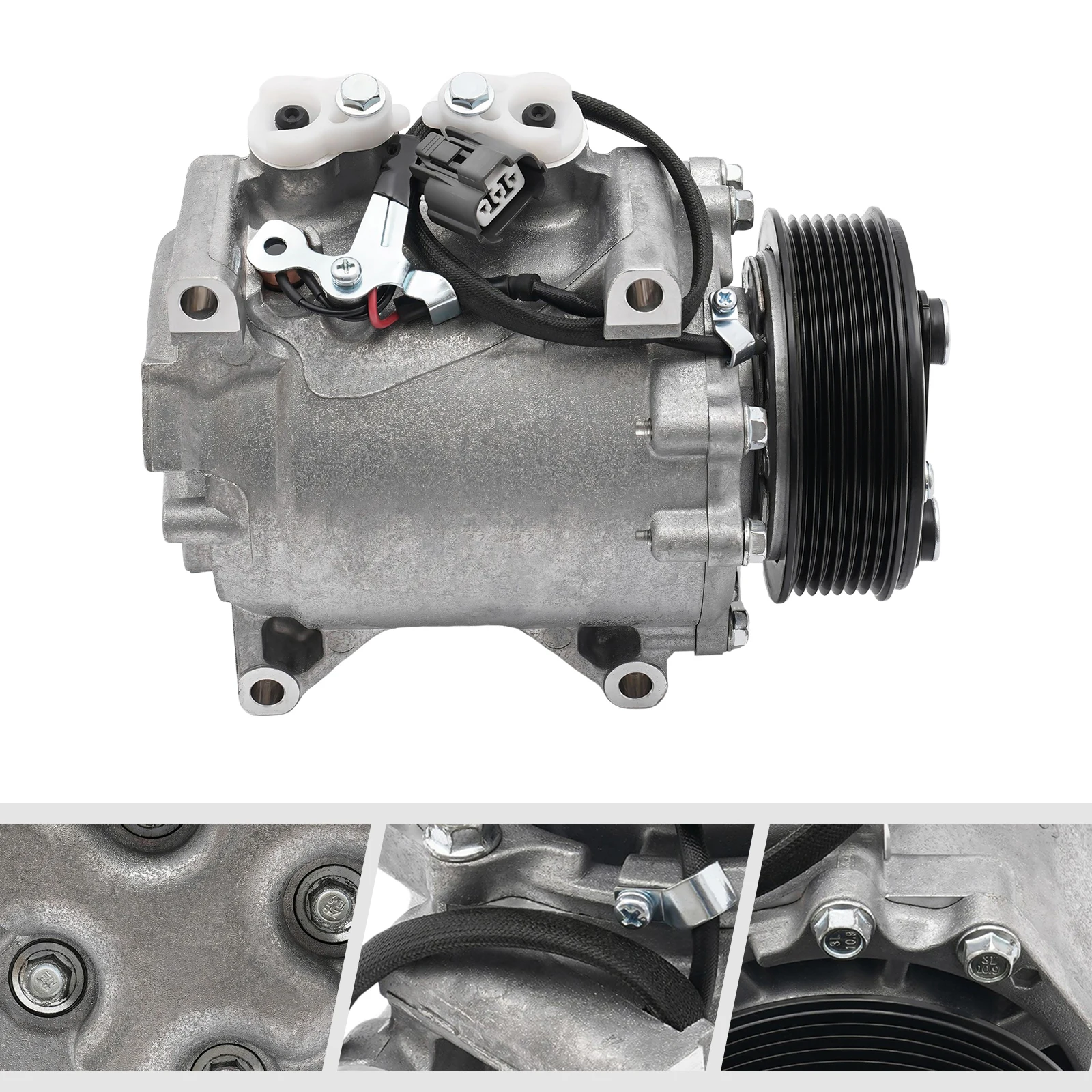 A/C AC Compressor Fits For 2002 2003 2004 2005 2006 acura 2.4L CO 10849T Stable Characteristics, High Reliability