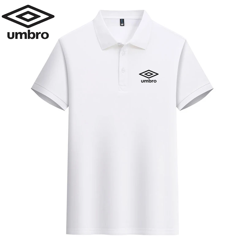 Embroidered Umbro Polo Men's Hot Selling Polo Shirt Summer New Business Leisure Breathable High-Quality Polo Shirt for Men