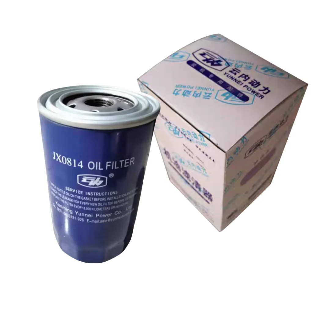 Oil filter JX0814 ; Suitable HOWO Jianghuai Junling V6 Shuai Ling light truck; Yunnei Engine JX0814 Oil filter HA11130