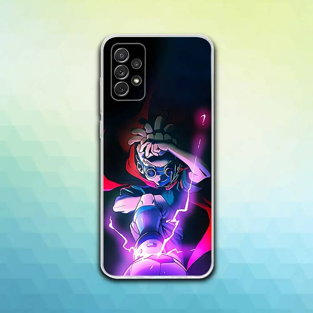 حافظة هاتف Aniem I-Inazumas E-Eleven لهاتف سامسونج S30,23,21,22,20، FE lite، S10،9،8،7 PIus Note20 Ultra شفافة