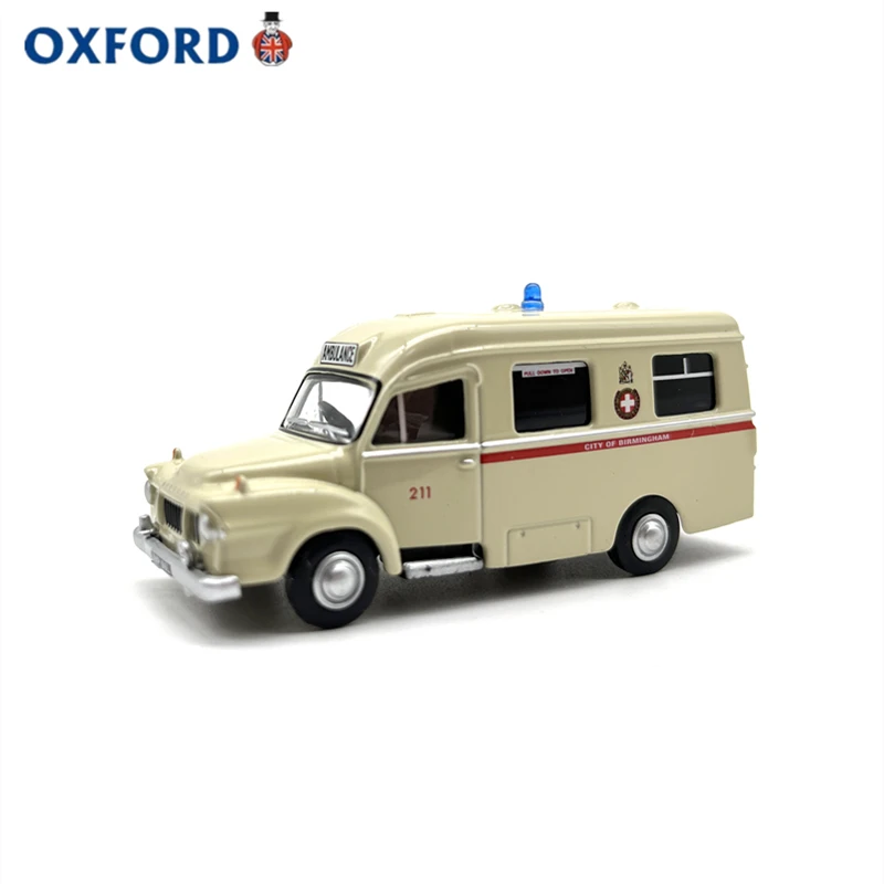 OXFORD 1:76 Birming-ham J 1 Ambulance Alloy Simulation Model Car