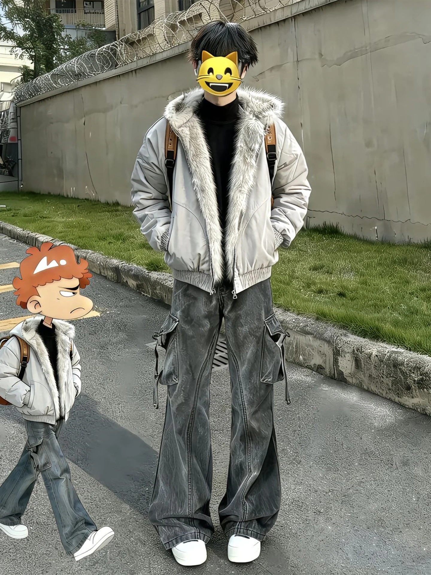 

Мужские джинсы в стиле ретро, прямые, с легким расклешением, прочные, повседневные, свободного кроя, винтажные