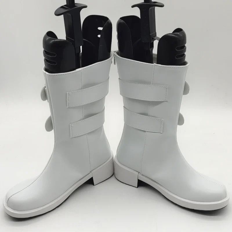 Anime Tokyo Revengers Sano Manjiro Mikey Cosplay Shoes Adult Unisex High White Boots Halloween Costume Party Carnival Props