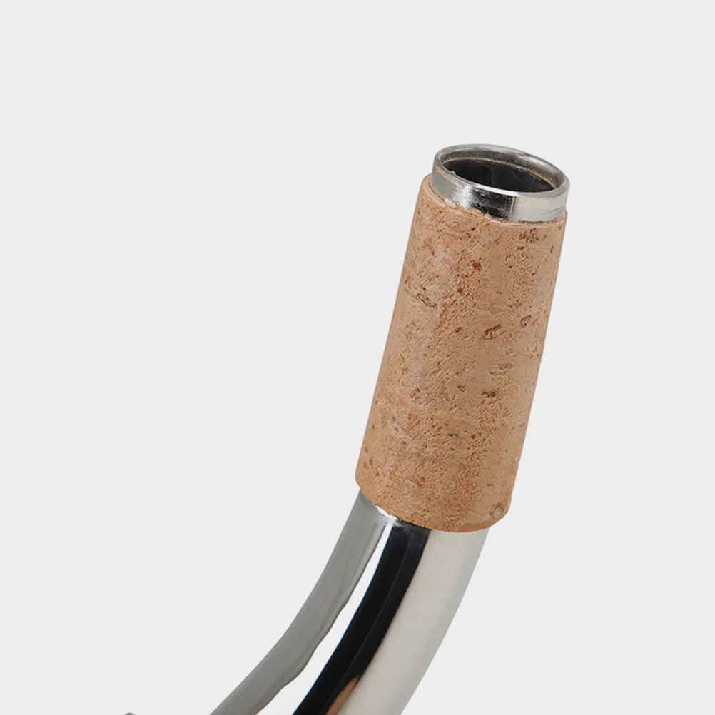 

Saxophone Neck 275mm Diameter B Flat Tuning Silver Plated Brass Tenor Bend Ergonomic Design Smooth Performance