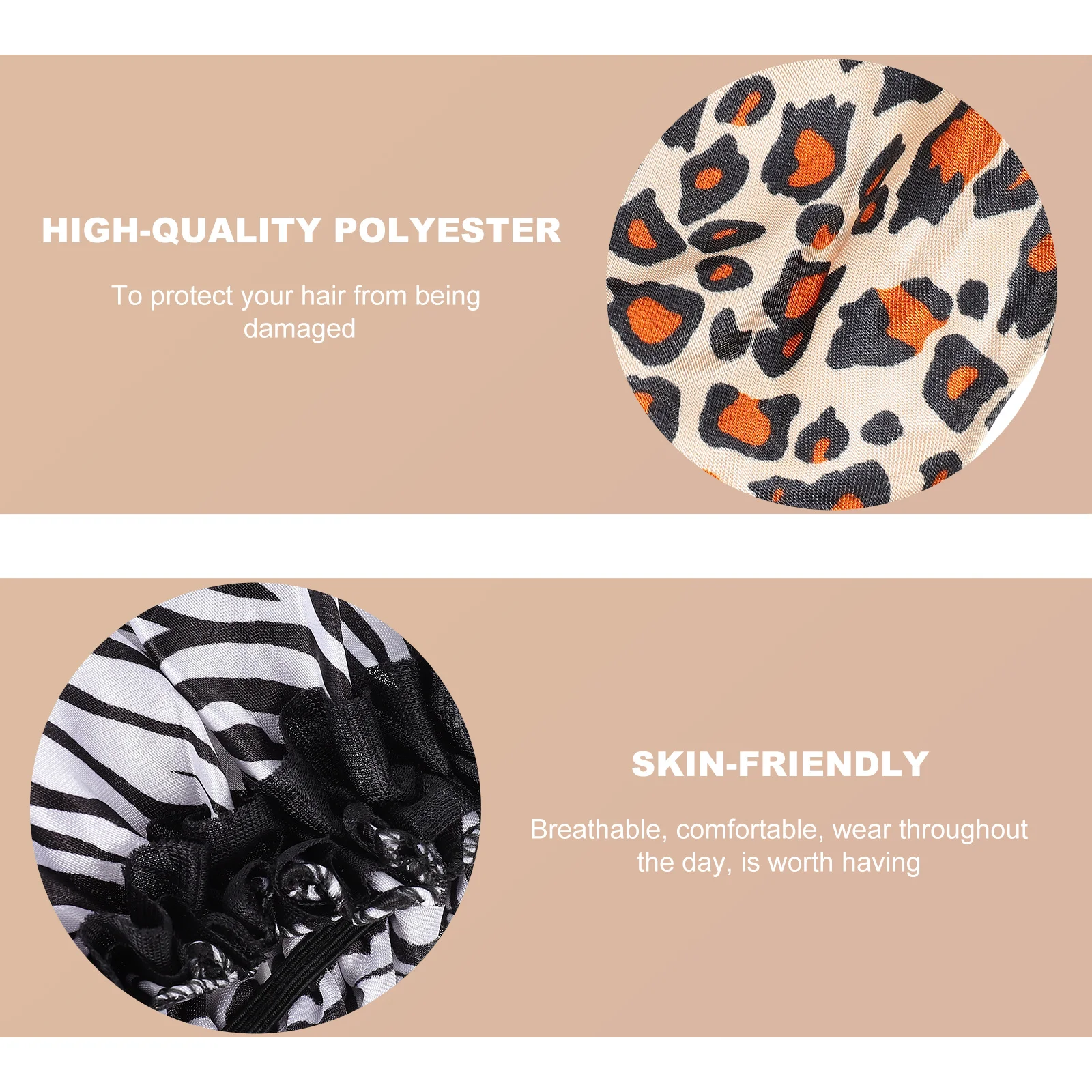 

1Pcs Satin Lace Sleep Hat Women Elastic Night Hair Care Cap Breathable Comfortable Home Sleeping Bonnet Elastic Sleep Hat