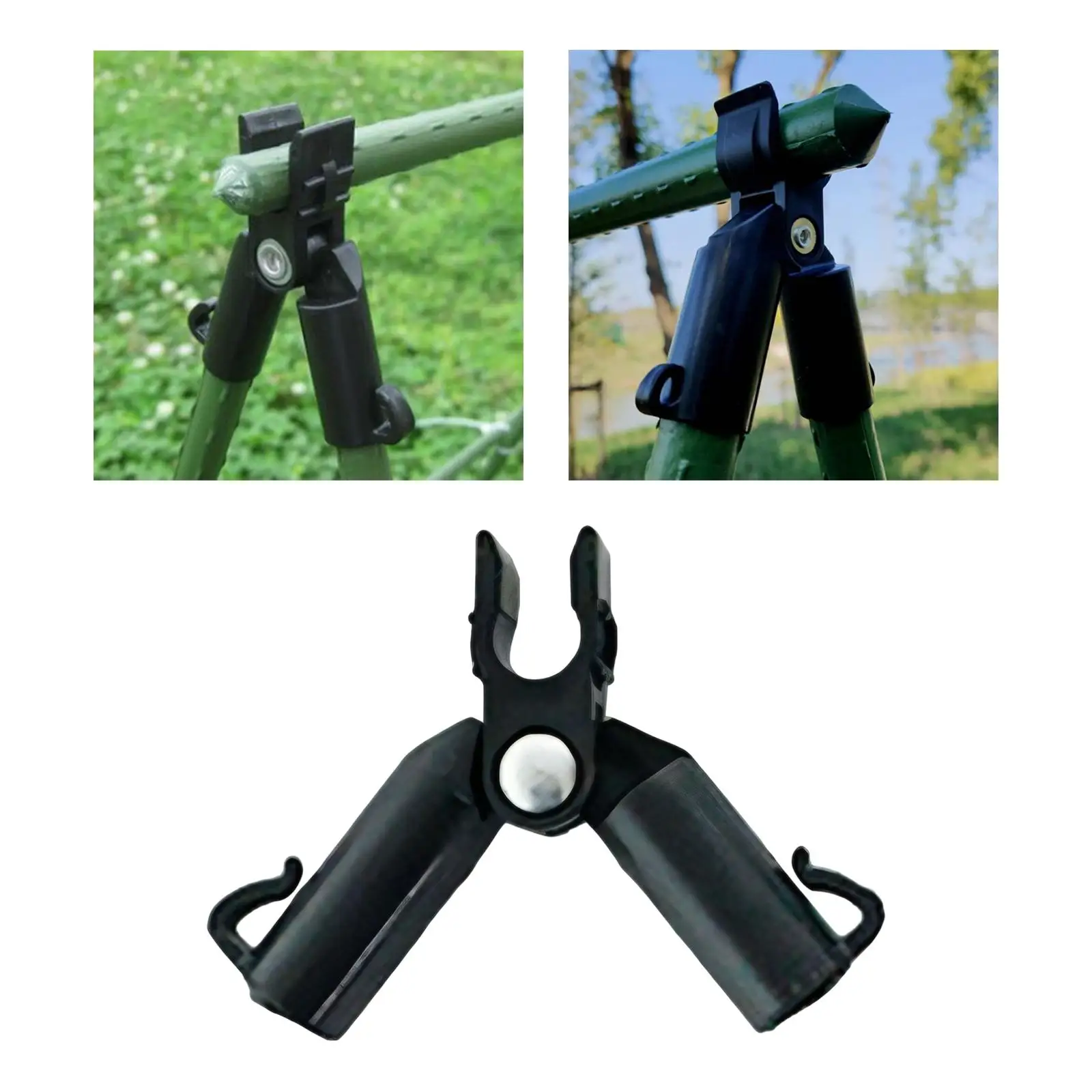 4x Adjustable Plant Trellis Connector Clip Connecting Joint Garden Accessory Rod Clamp Fixing Connector for Plant Supports