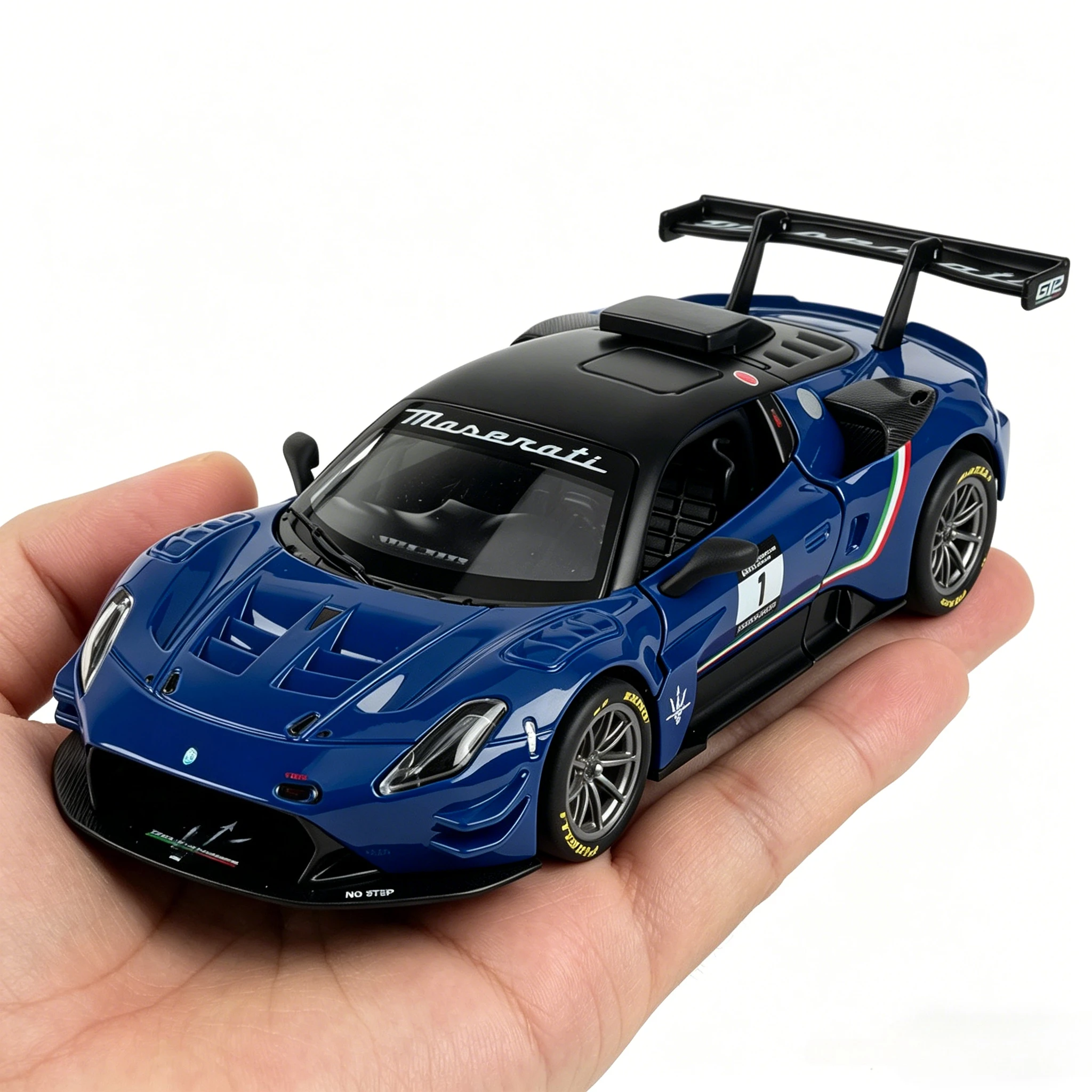 

1:32 2023 GT2 Model Supercar Toys Alloy Diecast Doors Opened Rubber Tires with Acrylic Dust Cover Sports Car Ornaments