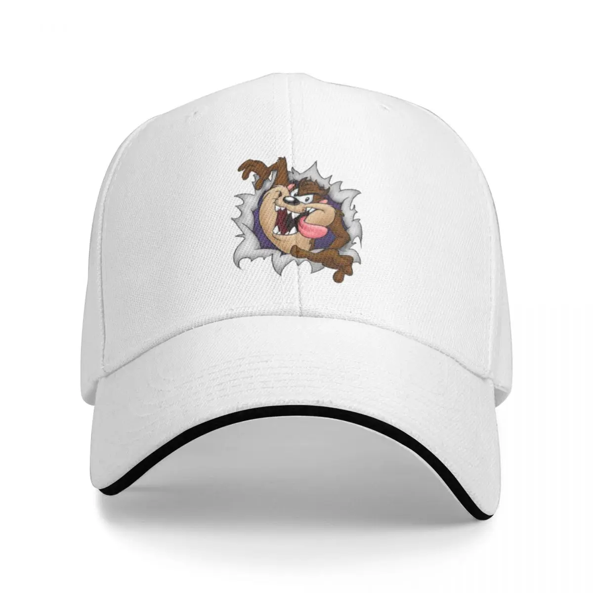 Summer Cap Sun Visor Tasmanian Devil Hip Hop Caps Taz Cartoon Anime Cowboy Hat Peaked Hats