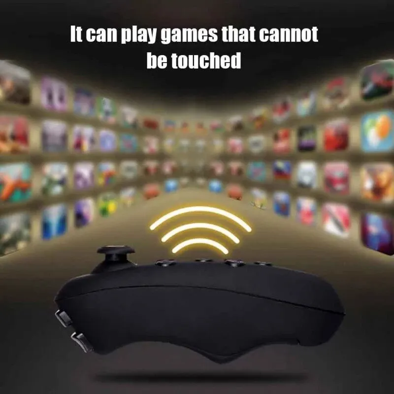 Wireless Bluetooth Gamepad Update VR Remote Controller for Android Smartphone Joystick E-book Game Pad Control for 3D Glasses VR