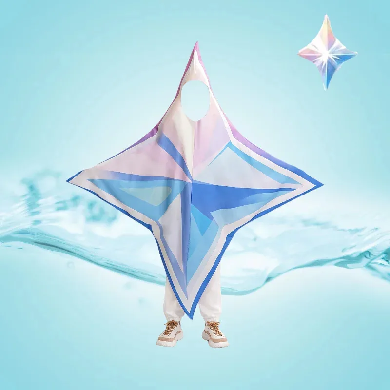 

Костюм Primogems, пентаграмма, гигантская одежда Primogem, подвеска для Хэллоуина, косплей, анимеx; 3,v'9.e; 7'