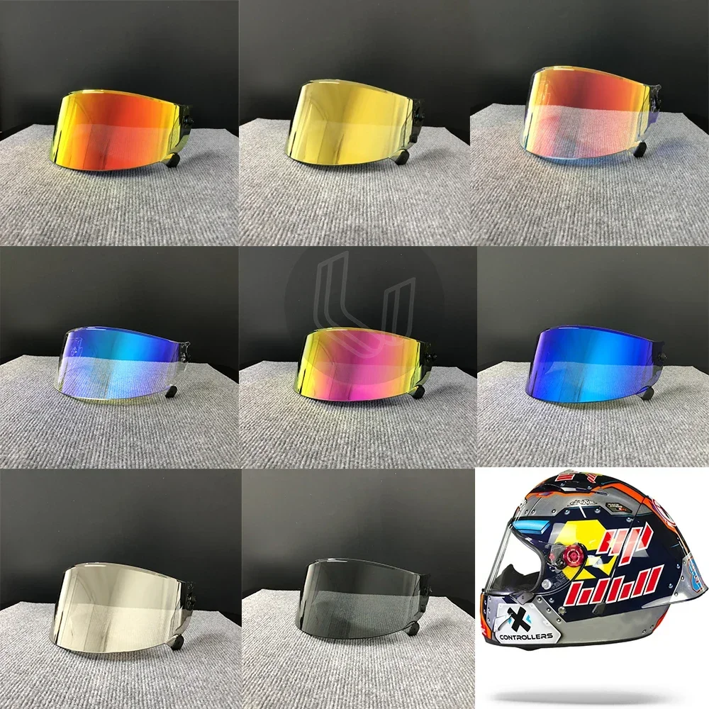 

Motorcycle helmet Visor Anti-UV PC visor Lens Race R Pro GP Model Smoke Dark Replacement Visor KIT For Shark Race-R Pro GP