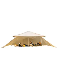 Vinyl Canopy Tent, Outdoor Camping Tent, Portable Sunshade, Living Room, Large Awning, 8-10 People