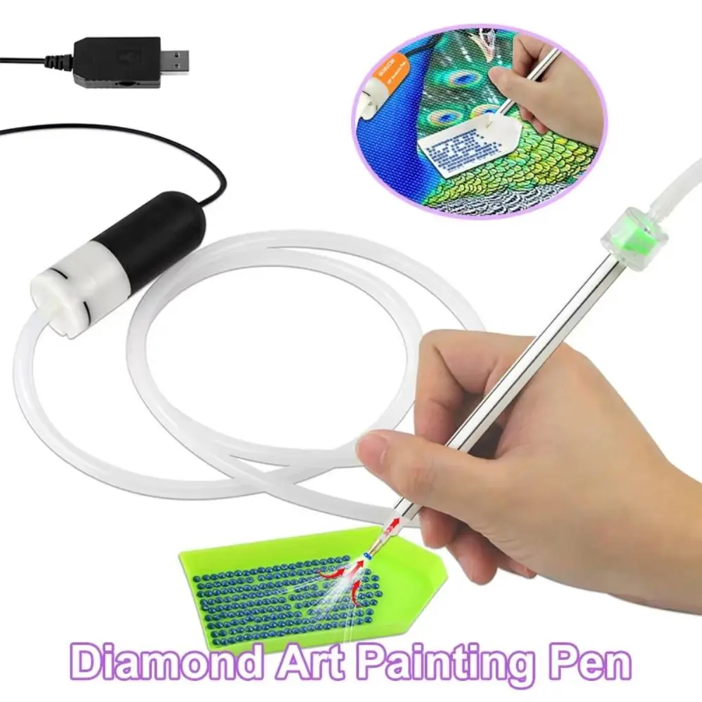 

DIY Vacuum Diamond Art Pen Kits Automatic Adjustable Vacuum Pumps Diamond Painting Drill Pen Portable Efficient