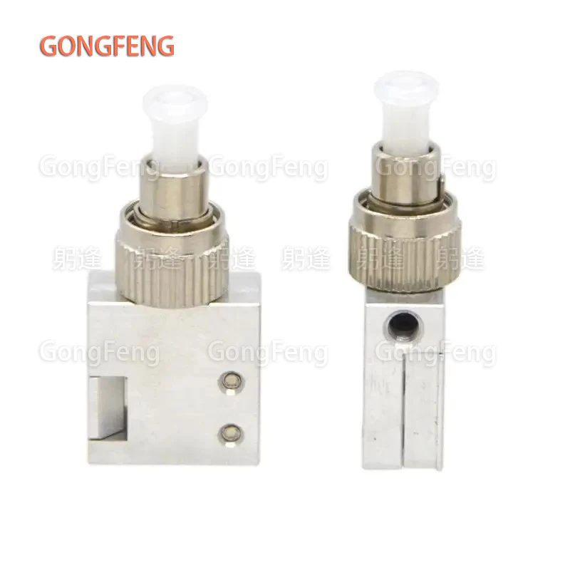 New Mini Magnet Clamp Bare Fiber Adapter Optical Fiber Connector OTDR Test Flange FC Temporary Connection Coupler Free Shipping