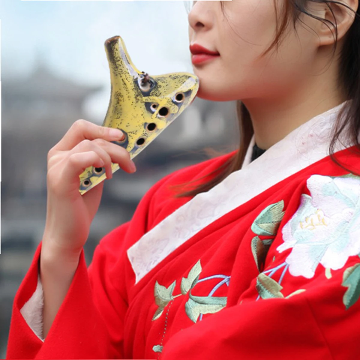 

12 Hole 12 Hole Music Instrument Flute Ocarina Design Comfortable Hold Gift Ocarina Music Instrument Gift