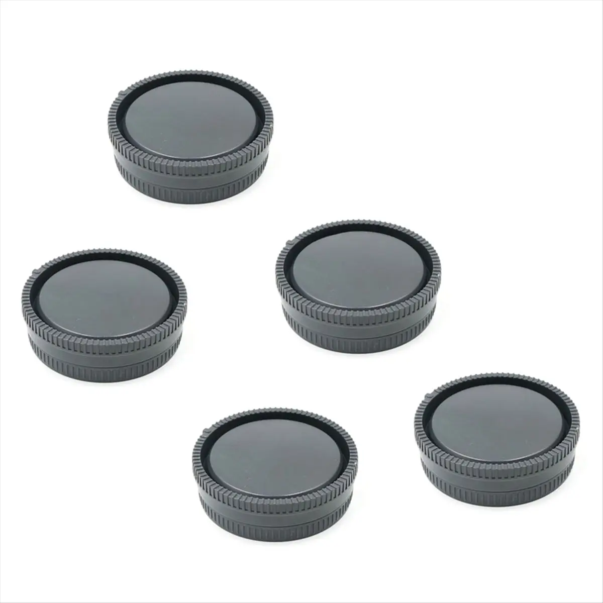 N05R Camera Lens Cap Set for Sony E-Mount A7m2 A7 A5100 A6000 A6300 A6500 Front Body Cap & Rear Lens Cover