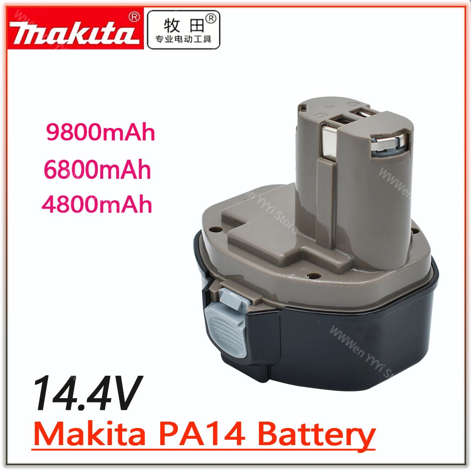 

6800mAh Makita 14.4V 4800mAh 9800mAh NI-CD Power Tool Battery Battery Makita PA14 1422,1420 192600-1 6281D 6280D Tool battery