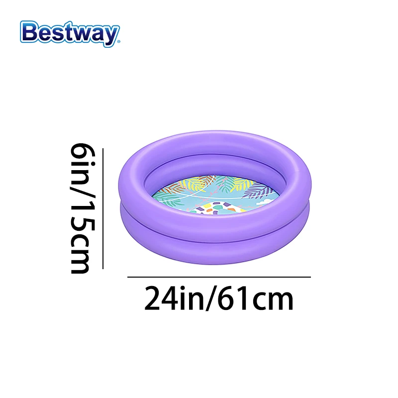 Bestway 51061 Basen podwórkowy, przenośna wanna, zabawna wanna basenowa, basen do zabawy, nadmuchiwany basen