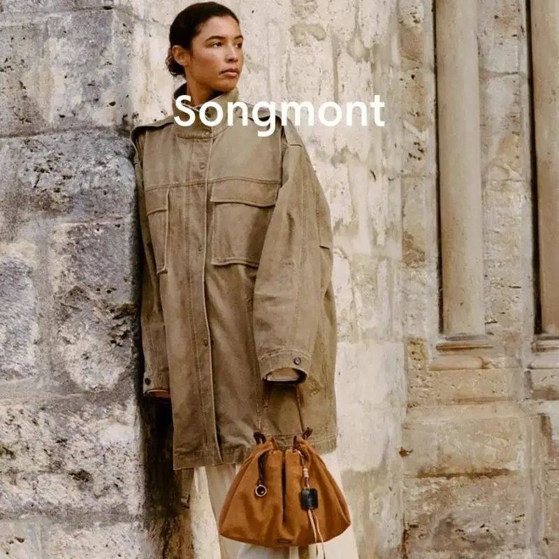 حقيبة Songmont Urban Tote حقيبة كروس من الجلد الطبيعي للنساء بتصميم بسيط ورباط علوي وسحاب وتنظيم واسع #4