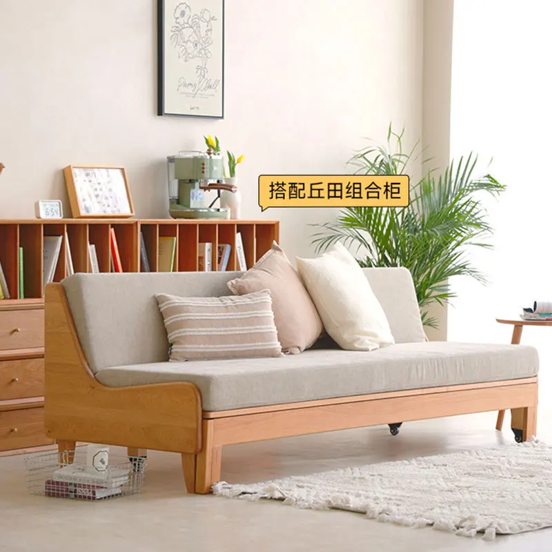 

Small apartment modern simple folding bed multi-functional sofa