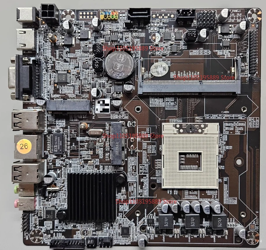

Материнская плата ITX Mini PA-HM65 17*17 для ноутбуков 2-го и 3-го поколений, для моноблоков/промышленного применения