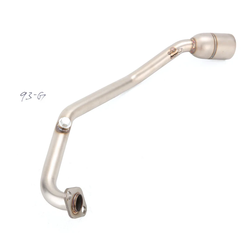For Yamaha Zuma 125 BWS 125 2021-2022 Gryphus 125 Header Link Pipe Motorcycle Exhaust System Stainless Steel Slip On 51mm Tip