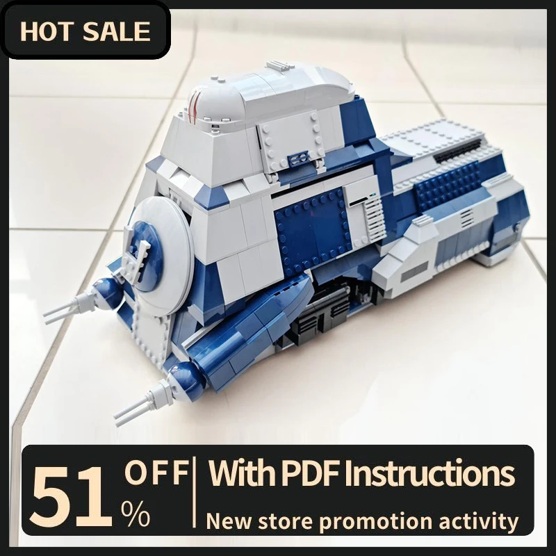 

Новый 1268 шт., серия «Космические войны», сепаратор фильма, модель Mtt, строительные блоки Moc Diy, креативные идеи, детские игрушки, подарки на день рождения, кирпичи