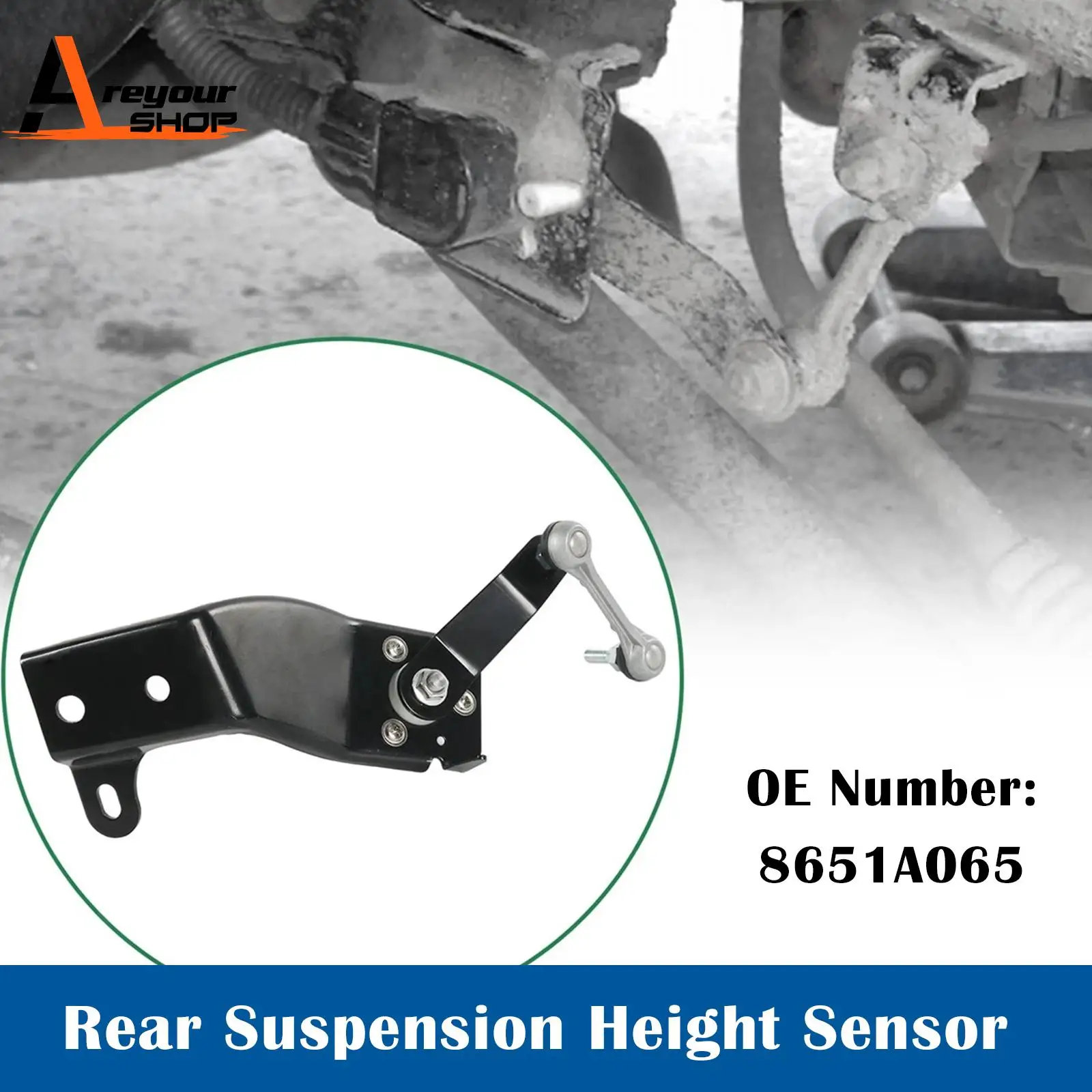 

Датчик высоты задней подвески Areyourshop 8651A065 для Mitsubishi Pajero Shogun MK4 2006-2022