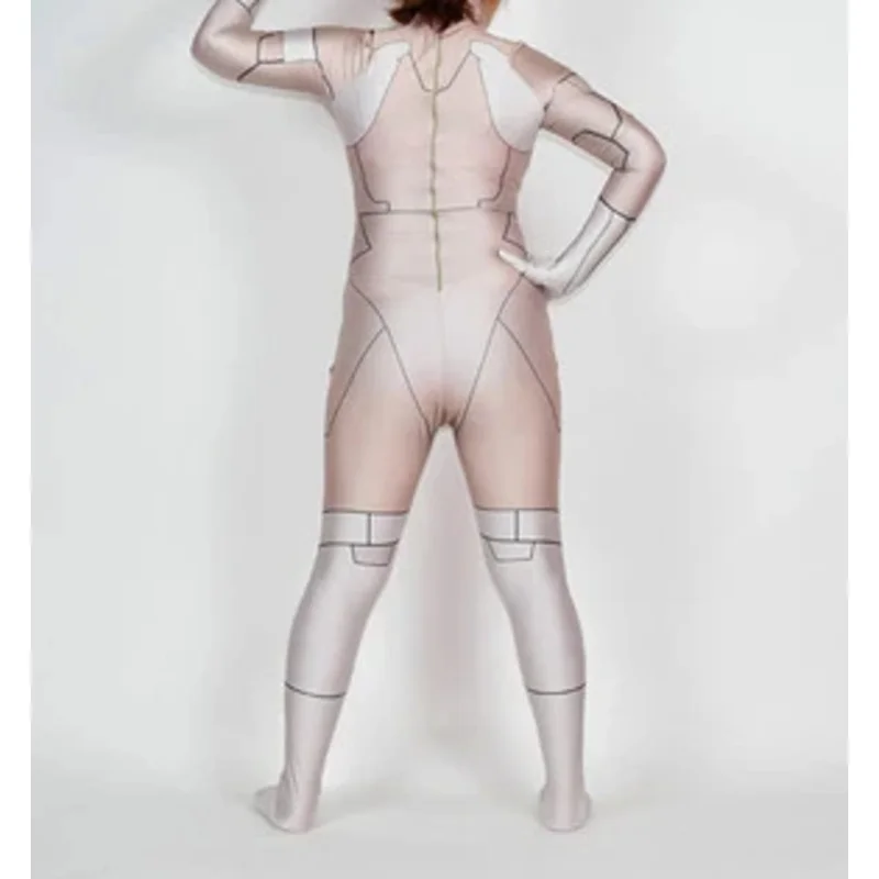 Disfraz de Cosplay de Ghost in the Shell para adultos y niños, traje de Catsuit con estampado 3D, traje Zentai para Halloween