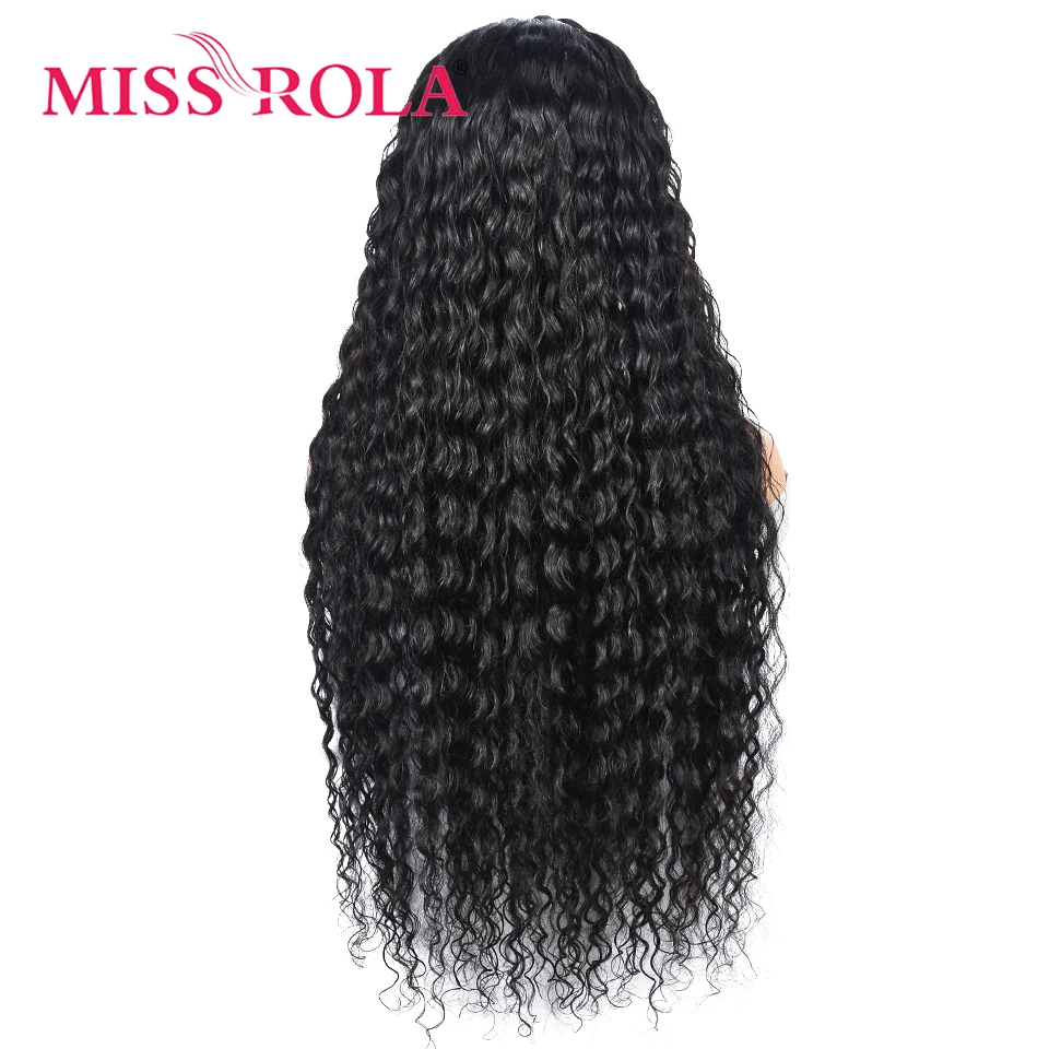 Miss Rola 12A Grade Glueless Wigs Easy To Wear Burmese 4x6 Deep Wave Lace Frontal Human Hair Wigs HD Lace Pre Plucked Hairline
