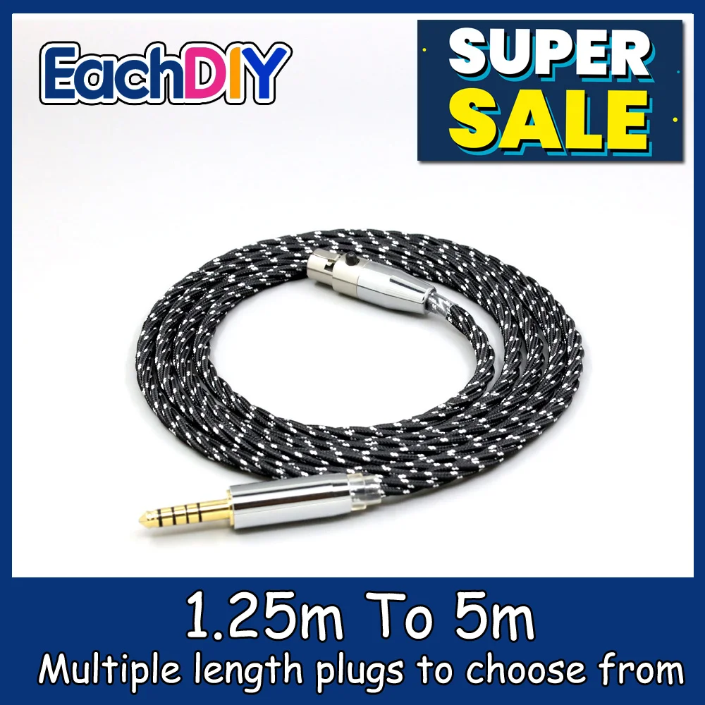 

OCC Mixed OFC Twisting Nylon Earphone Cable For AKG Q701 K702 K271 K272 K240 K141 K712 K181 K267 K712 LN008734