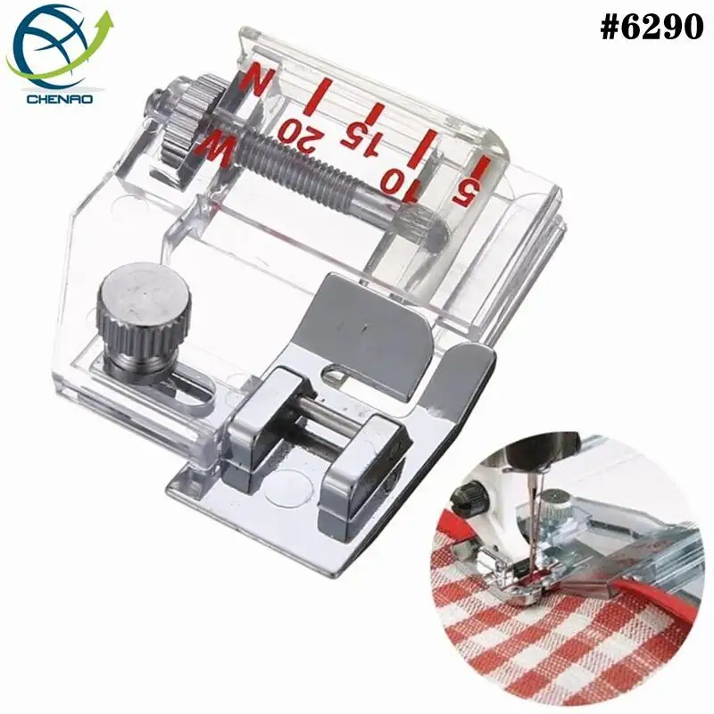 Ajustable Binding Snap-on Bias Binder Sewing Machine Presser Foot  Will Fit Domestic Sewing Machine Sewing Accessories #6290