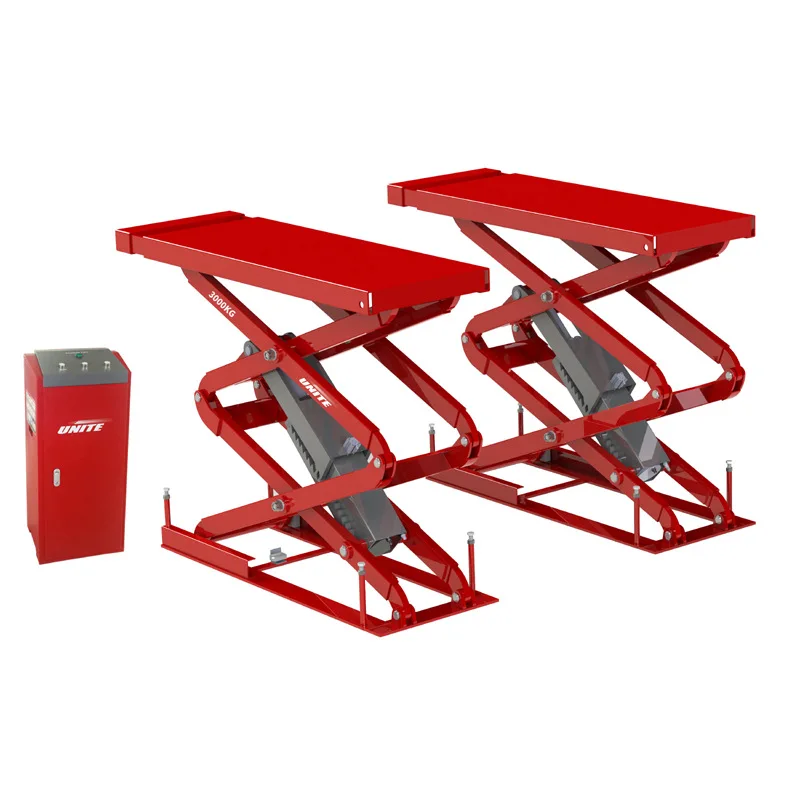 Unite Tibetan Small Scissor Lift Automobile Scissor Lift Equipment U-E30 U-E35 U-E40A