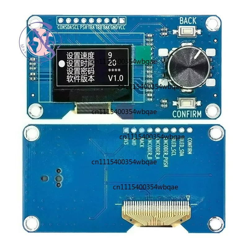 1.3 Inch 0.96 Inch OLED Screen Module with EC11 Rotary Encoder, I2C IIC Interface