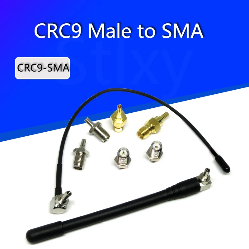 3G 4G Wireless Router Antenna CRC9 Antenna for Wireless Router 5dbi Gain CRC9 Adapter CRC9 Male Plug To SMA Female Jack