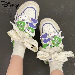 Disney Buzz Lightyear Fashion Man Sneaker Y2k styl Harajuku para buty gruba podeszwa koreańskie Casual kochanek buty na platformie