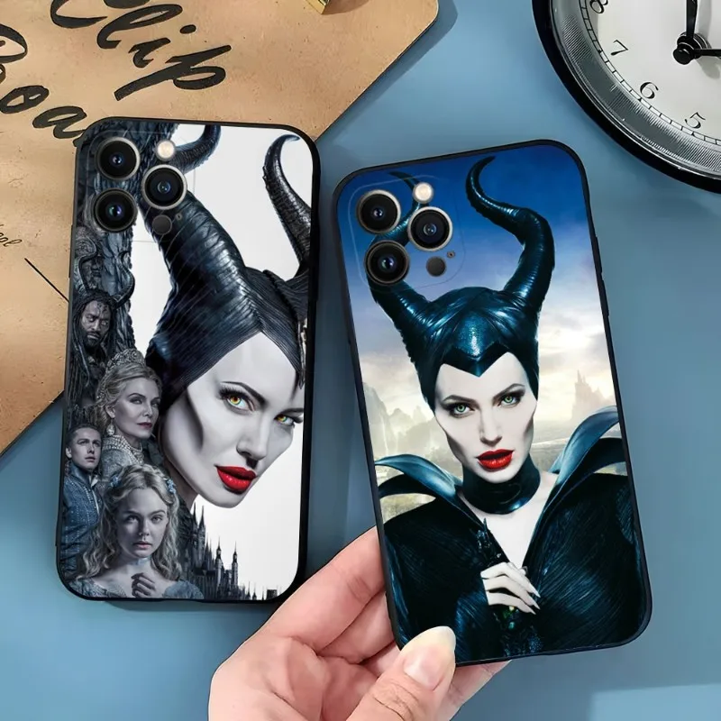 Maleficent Phone Case Hot For Iphone 13ProMax 15 11 14 12 Pro Max Mini Xr X Xs 7 8 6 6s Plus Funda Shell Cover