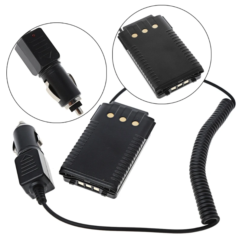 Eliminador batería del cargador del coche E56B para Radio bidireccional YAESU FT70D FT70DR FT70DS